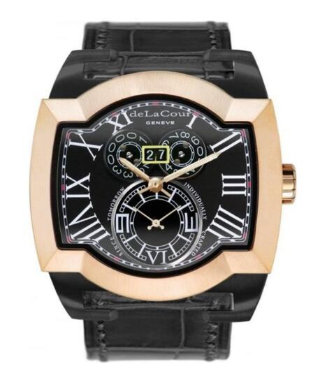 Luxruy replica DeLaCour SAQRA EGO BITIME TI PVD watch WATP0034-0975